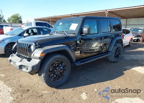 2020 Jeep Wrangler Unlimited Sport S 4X4 из США, поврежденный, VIN 1C4HJXDG7LW296071